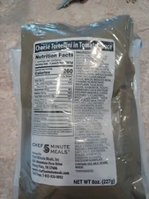 Chef 5 Minute Meals Low Sodium "Cheese Tortellini  " survival /camping /MRE