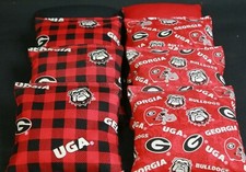 UNIVERSITY OF GEORGIA BULLDOGS 8 ACA Regulation Cornhole Bean Bags