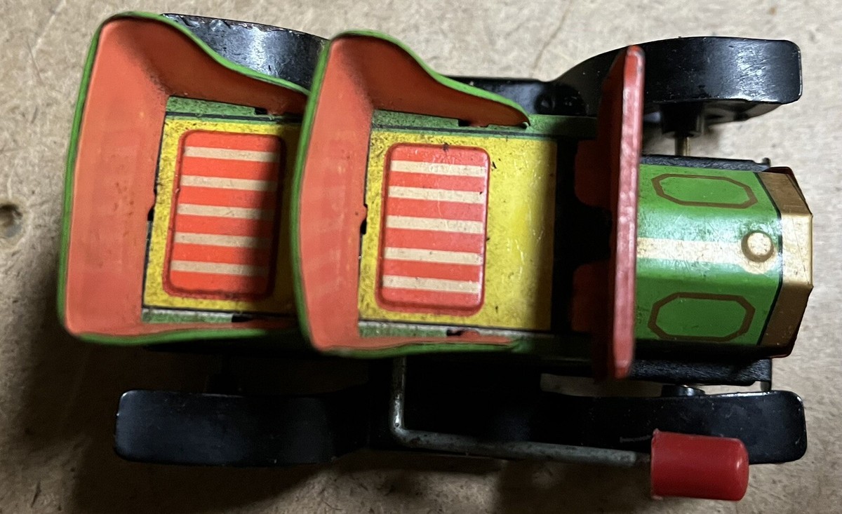 VINTAGE TIN LITHO LEVER ACTION BUGGY - T.P.S. MADE IN JAPAN VINTAGE TIN LITHO LEVER ACTION BUGGY - T.P.S. MADE IN JAPAN