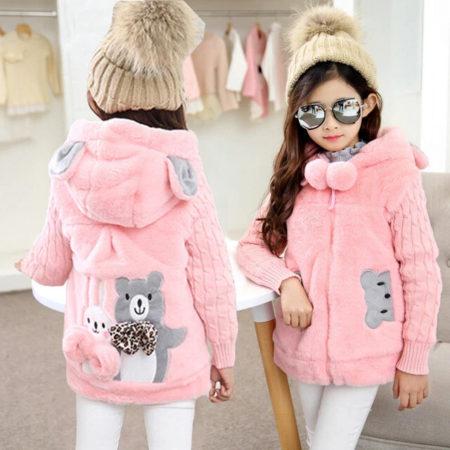 Chaquetas De Invierno Para Niñas Abrigos Sueteres De Moda De Niña Para El  Frio