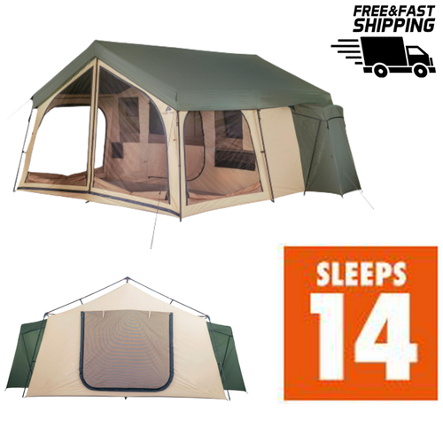 Trail Camping Tent 14 Person 2 Room 
