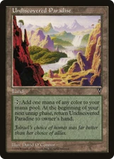 Undiscovered  Paradise X (1) Visions MTG - EX/NM - R167 - 4RCards