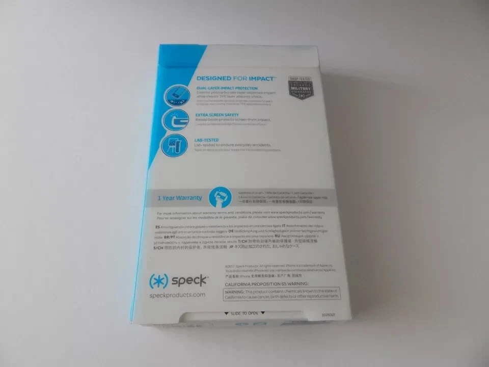 Speck CandyShell Case for iPhone SE iPhone 8/7/6Ss Jewel Teal/Mykonos Blue New - Image 2 of 4