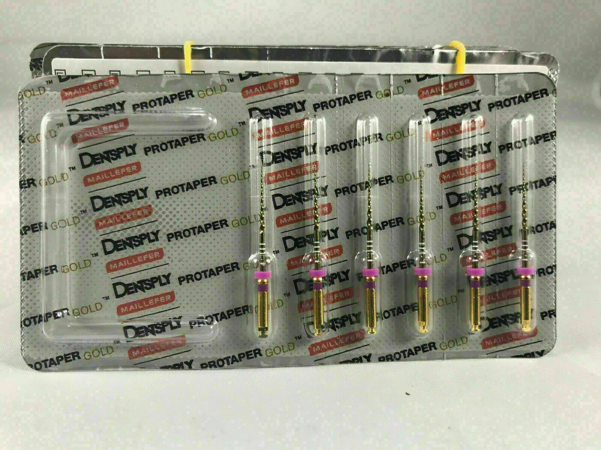 Dentsply ProTaper Gold Rotary Files Kit – F1, F2, F3, S1, S2, SX-F3 21mm (6 Files)