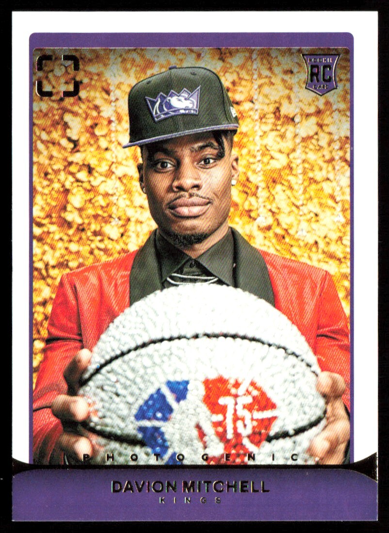 2021-22 Photogenic Davion Mitchell RC Sacramento Kings #110