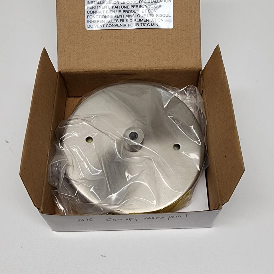 Tech Lighting 295TDRDCS TD Round Canopy Assembly Satin Nickel - Image 2 of 4