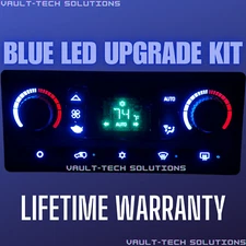 Blue Led Climate Control Upgrade Kit Silverado Sierra Escalade Yukon Tahoe 03-06