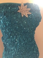 Sequined Mermaid costume dress-turquoise