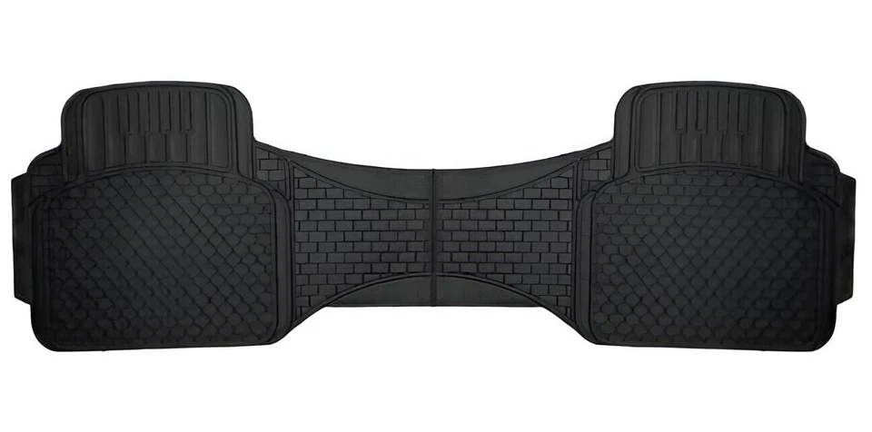 Alfombrillas de coche para todos Chrysler 3 piezas ajuste delantero trasero goma negro forma fácil Foto 3 de 4