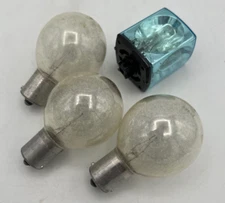 3 Sylvania P25 Flash Bulbs and 1 GE Magicube Flash