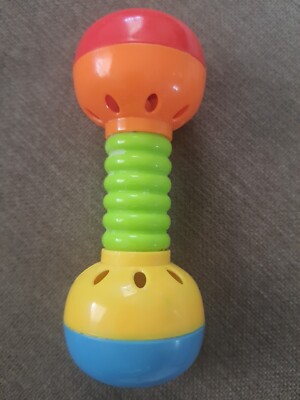Baby Toy Rattles Bells Shaking Dumbells Early Development Toys 0-12 Months