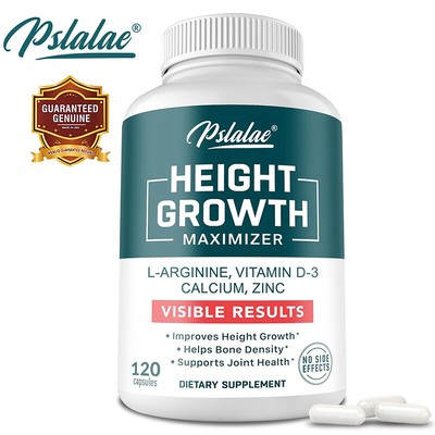 Height Growth- L-Arginine,Vitamin D3,Calcium, Zinc, Height,Maximizer Bone Growth