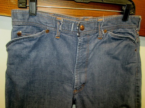 1960's Genuine Sears Roebucks Vtg Jeans no selvage 32x32 Western Cowboy pants 2 - Picture 2 of 10