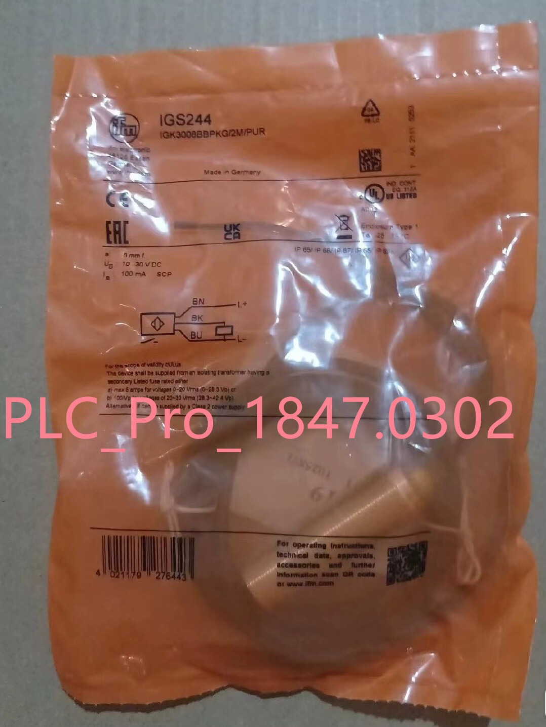 IGS244 1PCS Brand New IFM IGS244 Proximity Switch Sensor Fast delivery