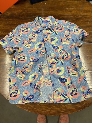 Nautica Blue Sail Mens Classic Fit Stretch Short Sleeve Button