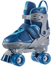 DBX Express Adjustable Quad Roller Skates Boys 1-4 Size Medium Expandable Blue