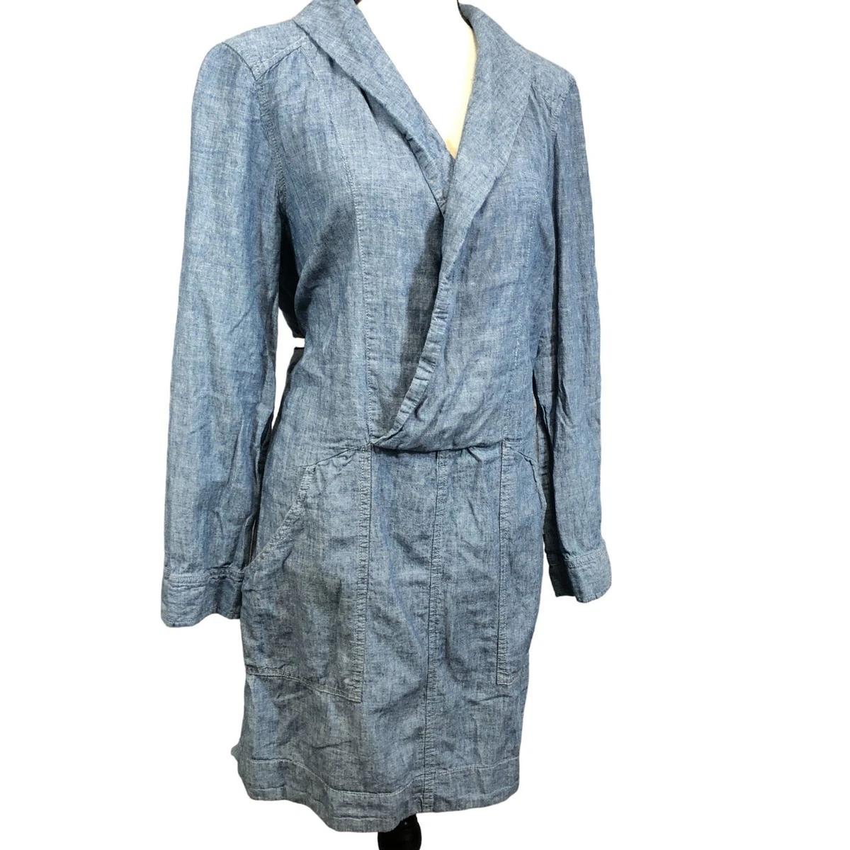 Womens chambray dress cheap