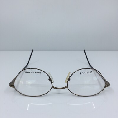 New Vintage Gucci 2641 Eyeglasses GG 2641 C. 3XG Shiny Dark Gold