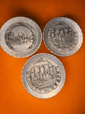 WENDELL AUGUST LOT OF (3)  9 INCH PLATEs HANDMADE IN U.S.A.