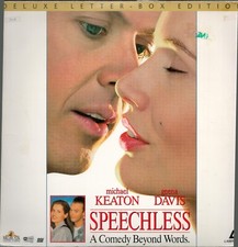 Speechless '94 LASERDISC LD Geena Davis Michael Keaton SEALED BRAND NEW