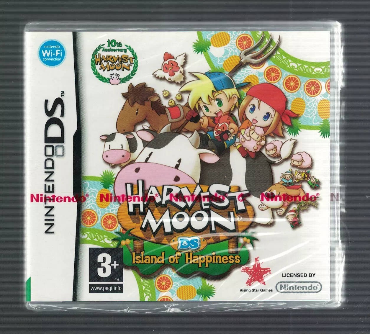 Nintendo DS Harvest Moon Brand New Red Strip Official Island Happiness