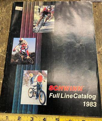Vtg 1983 Schwinn Bicycles Full Line Catalog Brochure BMX