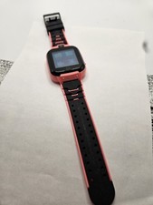 Kids Smart Watch Black  Pink Trim Tested Working
