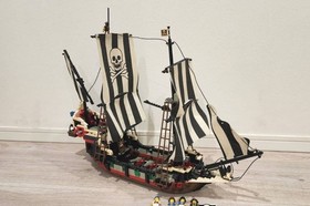 LEGO Pirates 6286 Skull's Eye Schooner 1993 Dark Shark 2nd Unused From Japan