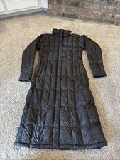 The North Face Women's XS 700 Down Metropolis Long Puffer Coat Black Lightweight