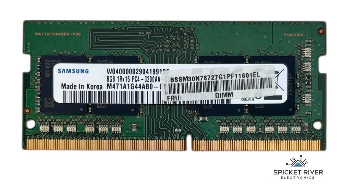 Samsung Network Server Memory (RAM) 8 GB Capacity per Module 1