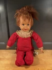 Mattel Baby Secret Pull String Talking Doll Red Outfit Blue Eyes Red Hair