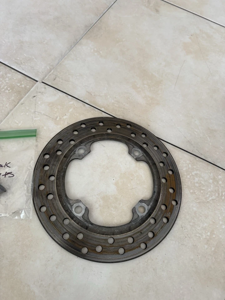 2003-2004 Honda CBR600rr rear brake rotor disk OEM, nice no lip - Image 2 of 4