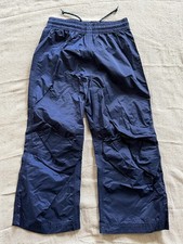 PATAGONIA Rain Pants KIDS 3-4 XXS Blue Waterproof TAPED SEAMS Snow Elastic Waist