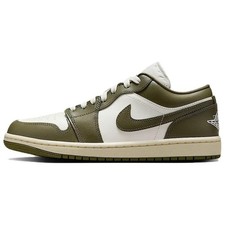 Jordan 1 Low Medium Olive Women's - DC0774-122 New Authentic