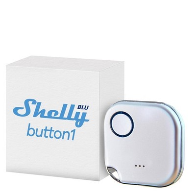 Shelly BLU Button1 - White | Intelligent Bluetooth Button to Activate Actions