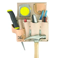 Custom Leathercraft - DW-109 CLC K485R1 Standard Drywaller's Tool Pouch, Chrome-