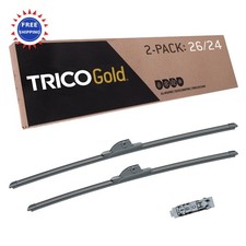 TRICO Gold 26 24 Premium Automotive Replacement Windshield Wiper Blades Set 2
