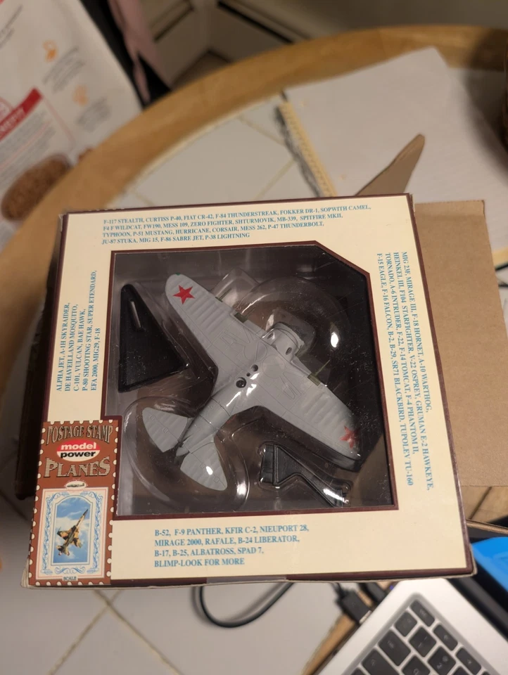 Model Power Postage Planes No.5331 Polikarpov I-16 Diecast - Image 2 of 4