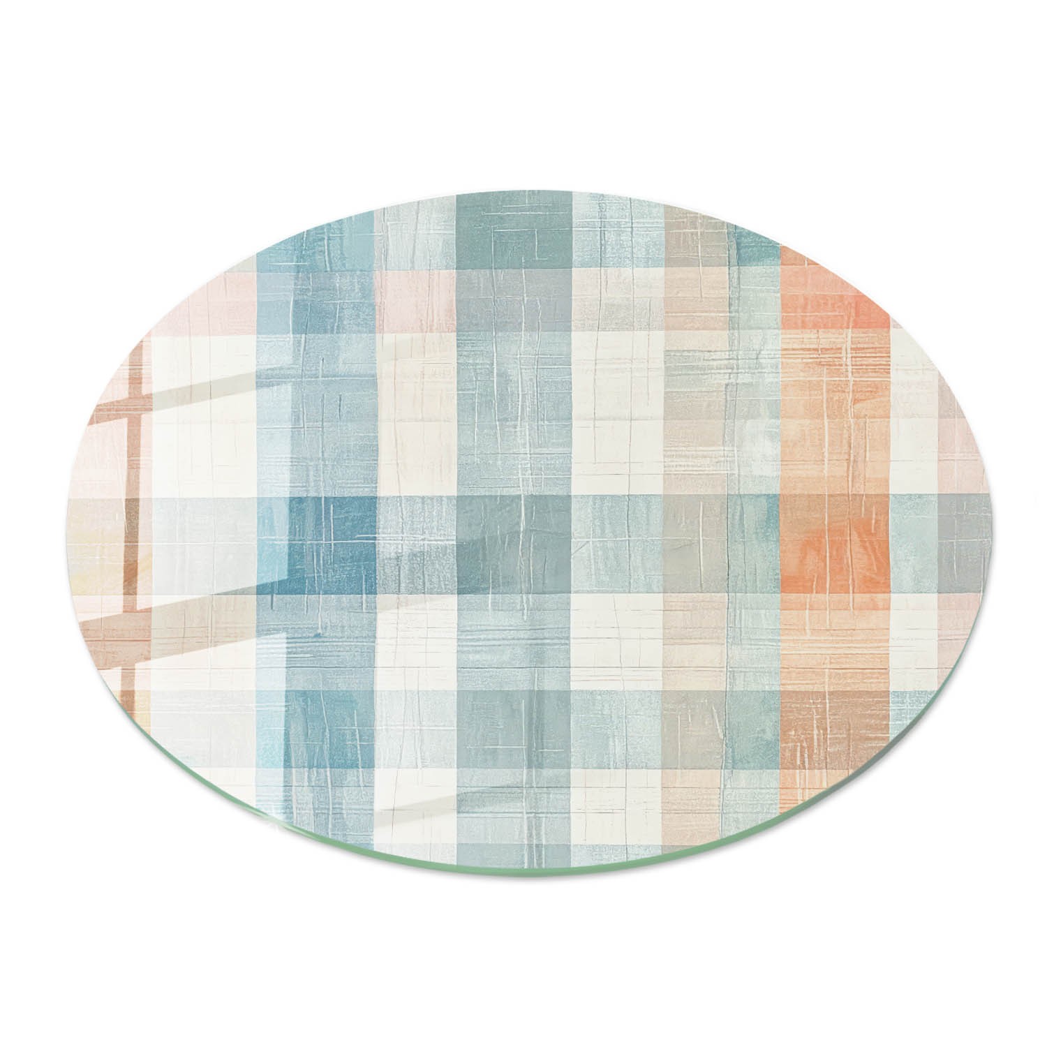Piano tavolo in vetro patchwork 60 cm