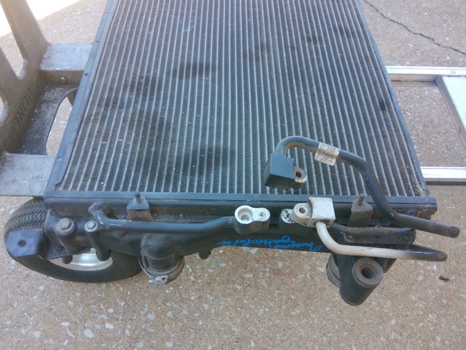 2007 MASERATI QUATTROPORTE ENGINE DUAL FAN COOLING W/ RADIATOR ASSEMBLY OEM