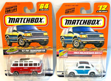 Matchbox 1967 VW Transporter and 1962 VW Beatle - New- Die Cast - 1:64 Scale