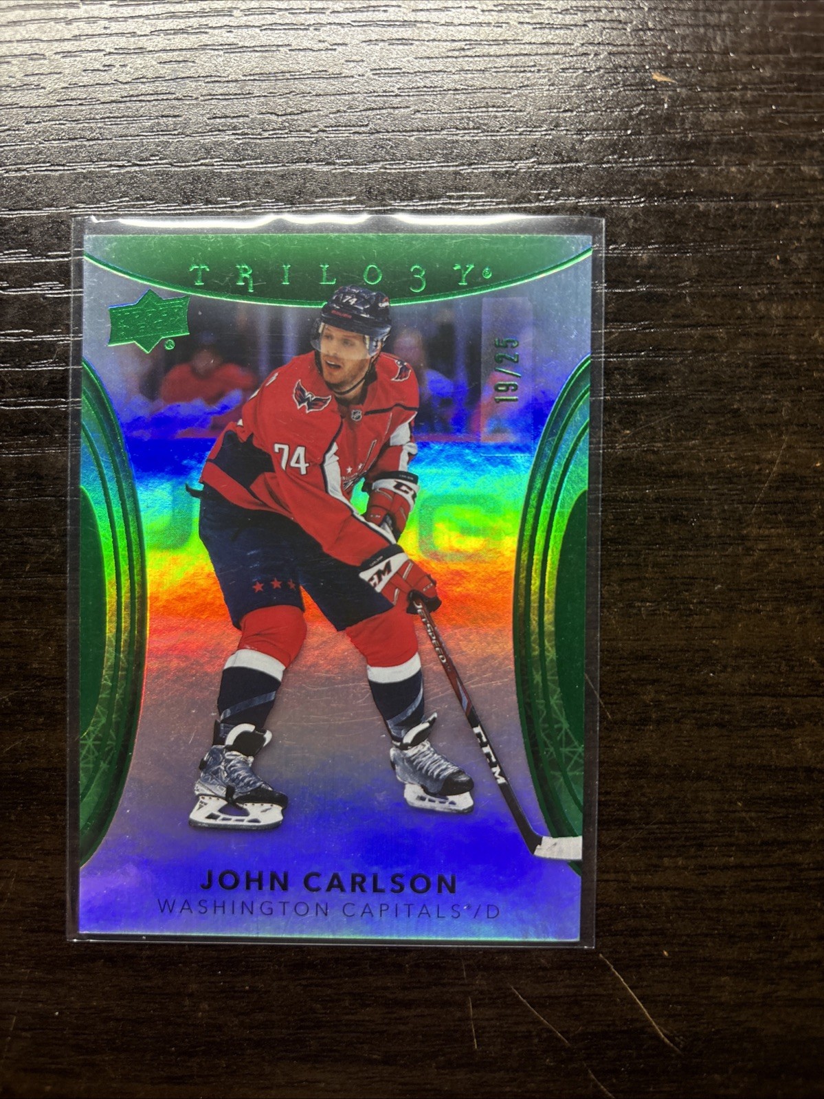 2022-23 Upper Deck Trilogy - John Carlson #65 Green /25