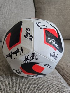 2025-2026 Houston Dash Team Signed Soccer Ball – Players & Staff Autographs