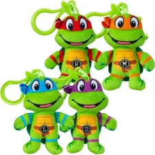 Teenage Mutant Ninja Turtles Micro Teenies Basic Fun! 2.5-Inch Plush Clip