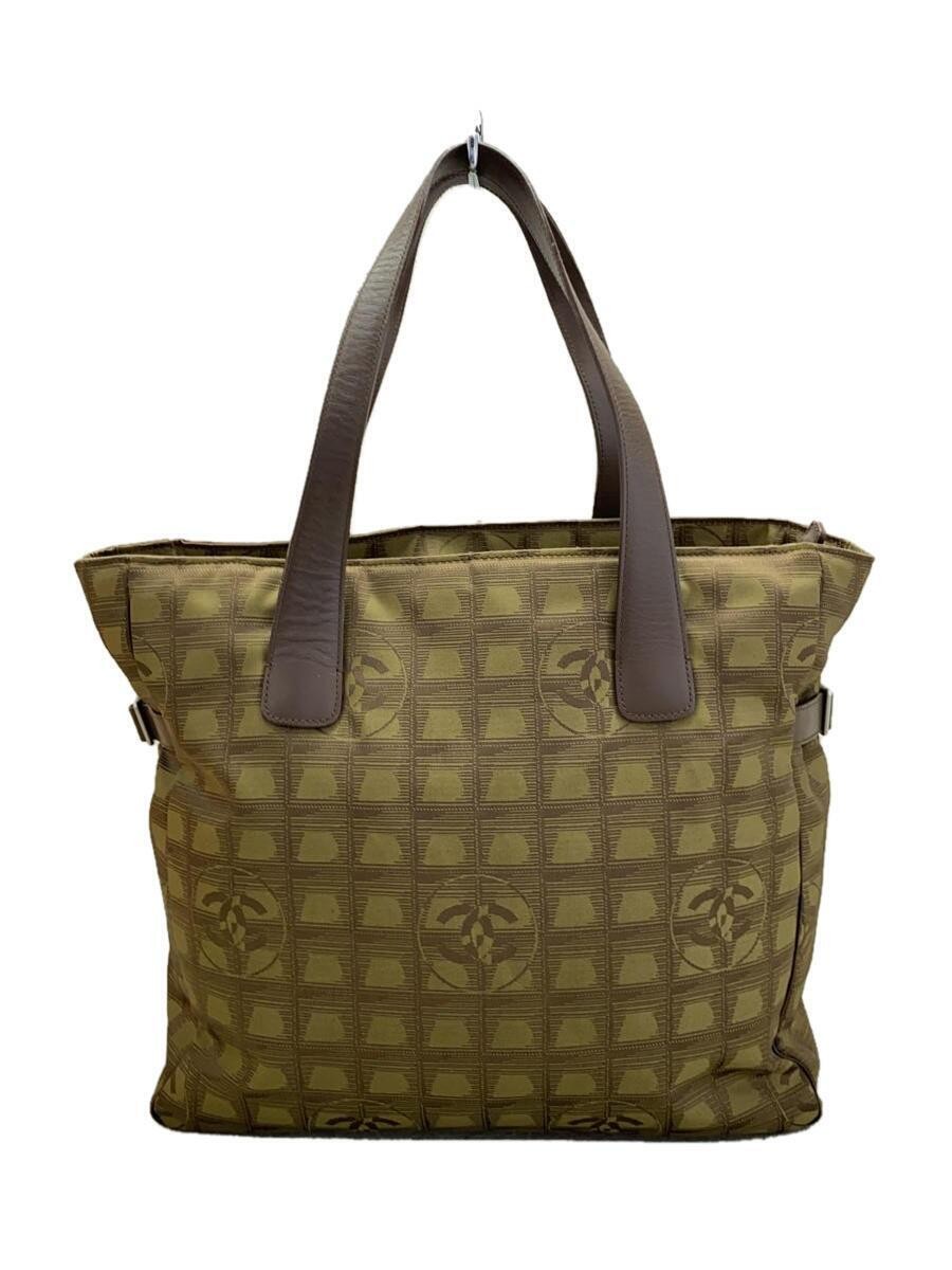 CHANEL KHK all over pattern tote bag