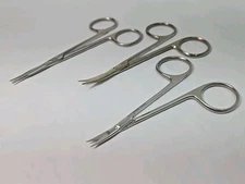 Lot of 3 - Storz Micro Stevens Scissors,E3397,E3560 & E3562, 4" & 4.5" Long