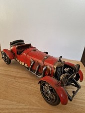 Stutz Bearcat Roadster Metal Collectible Model 14'' Display Ornament. USED.