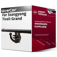 für Ssangyong Tivoli Grand (Towcar) AnhäNgerkupplung Horizontal Abnehmbar Neu