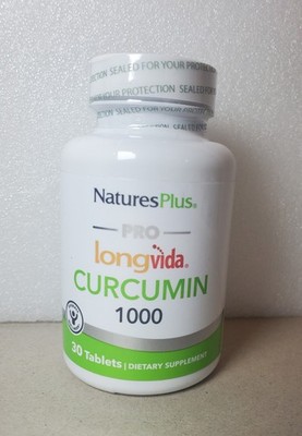 NaturesPlus PRO Longvida Curcumin 1000 mg - 30 Tablets - Promotes Healthy