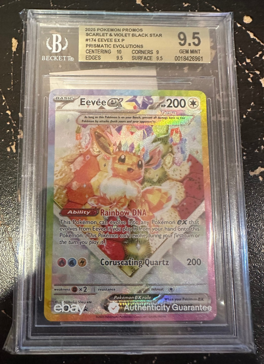 Pokemon TCG Eevee 174 Promo UPC Prismatic Evolutions BGS 9.5